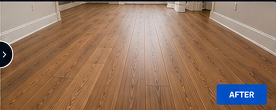 Finished floor after installation