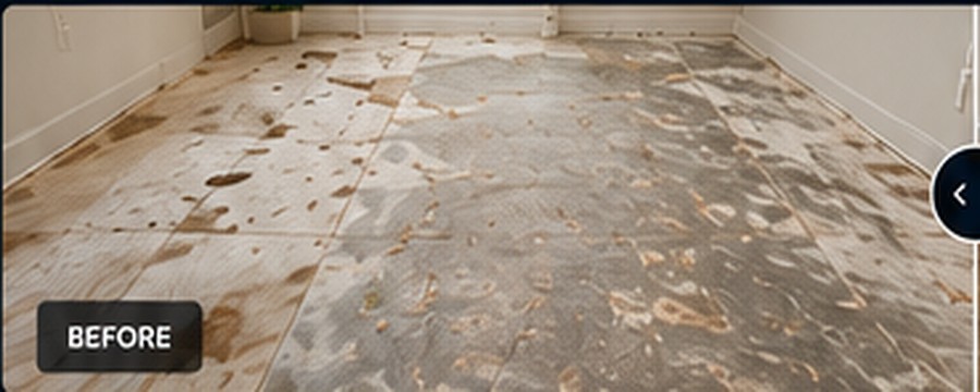 Subfloor before preparation
