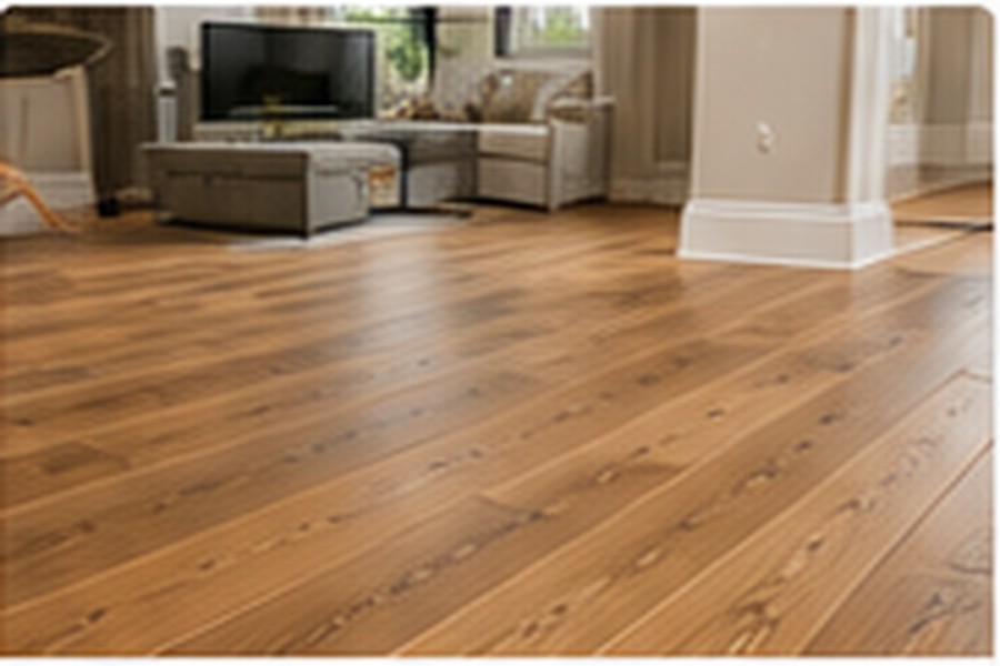 Finished hardwood flooring